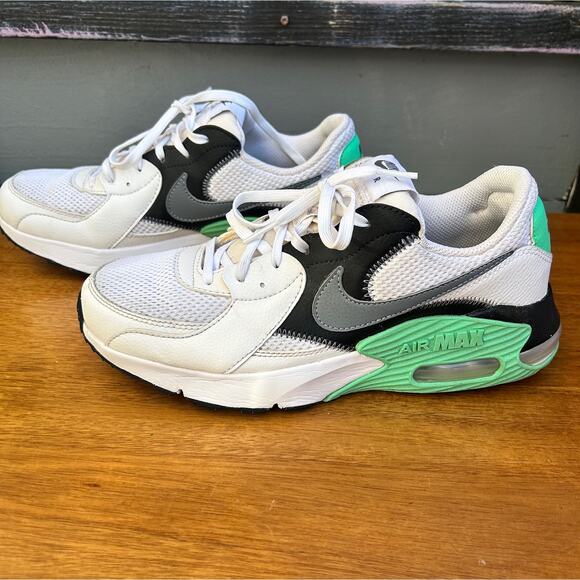 Nike Shoes - Nike Air Max Excee White Black Green Womans 9.5 DM8346-100